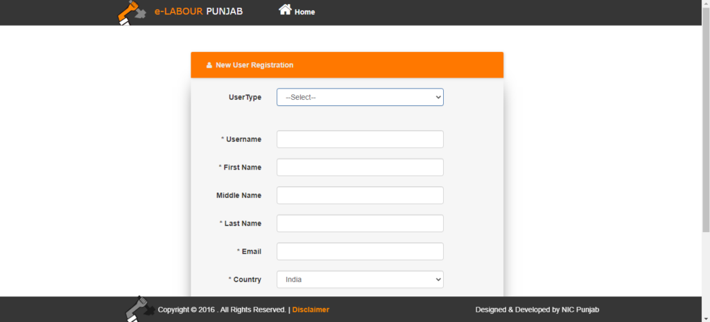 Punjab Labour Card